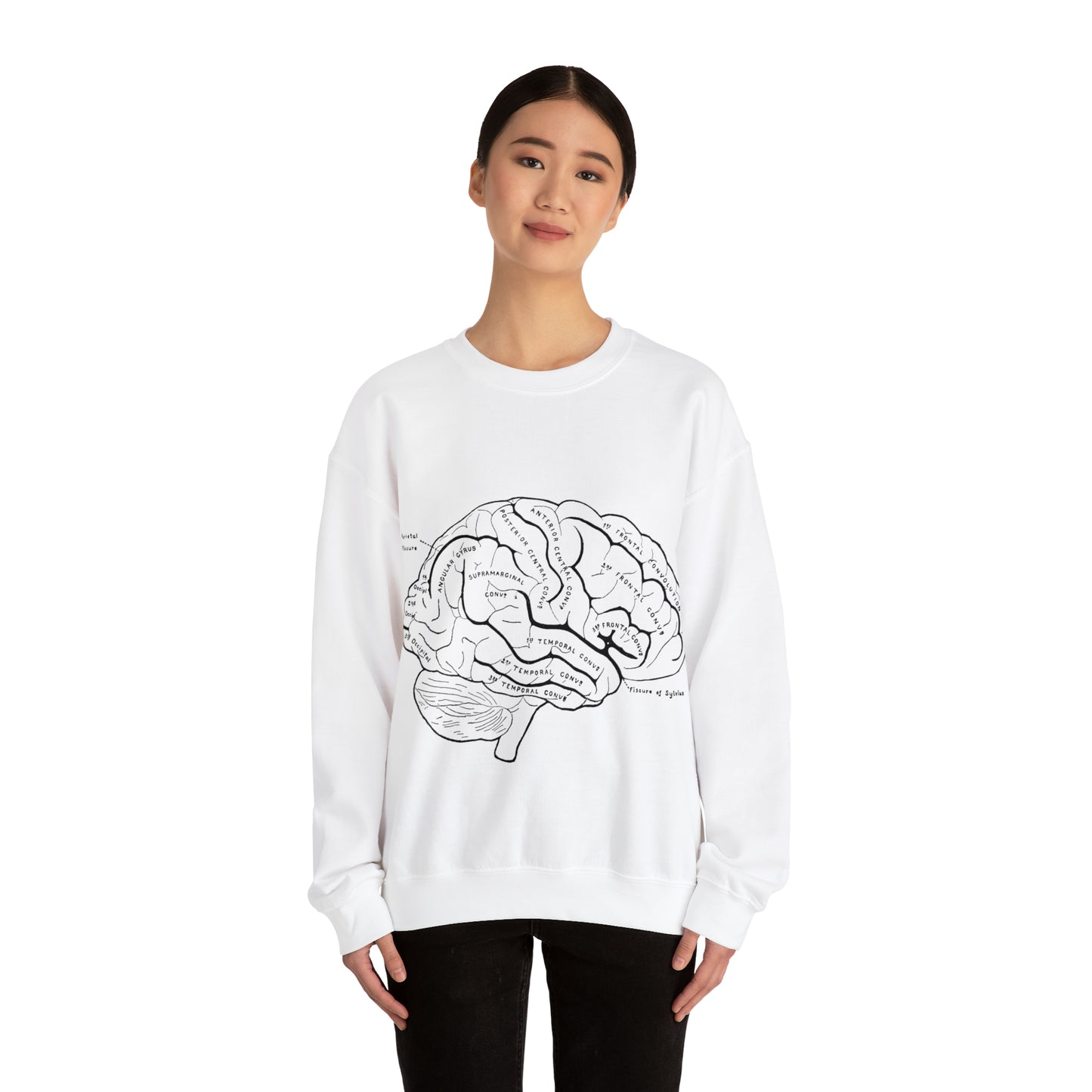 The Brain Unisex Heavy Blend™ Crewneck Sweatshirt