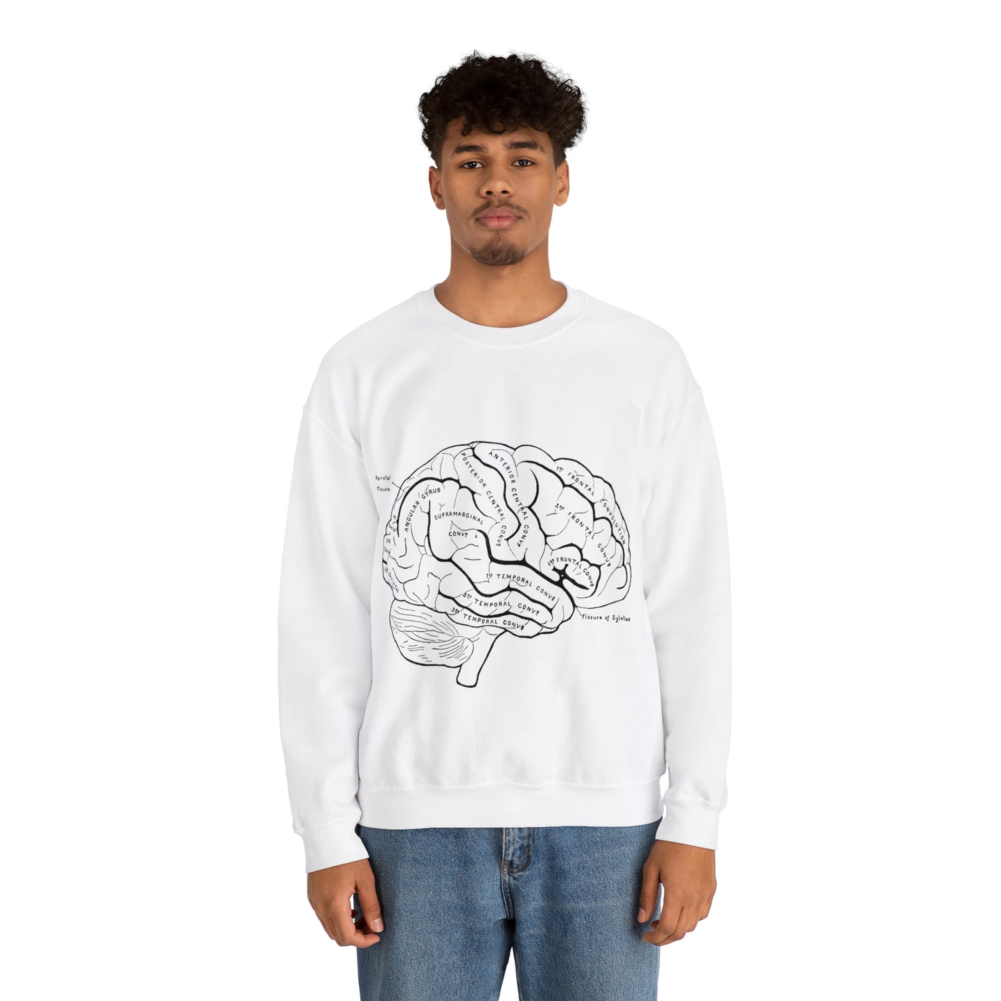 The Brain Unisex Heavy Blend™ Crewneck Sweatshirt